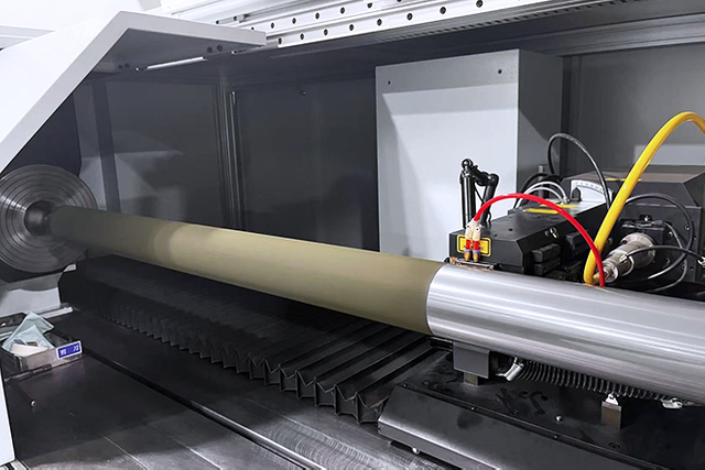 anilox roller assembly and identification check before factory release