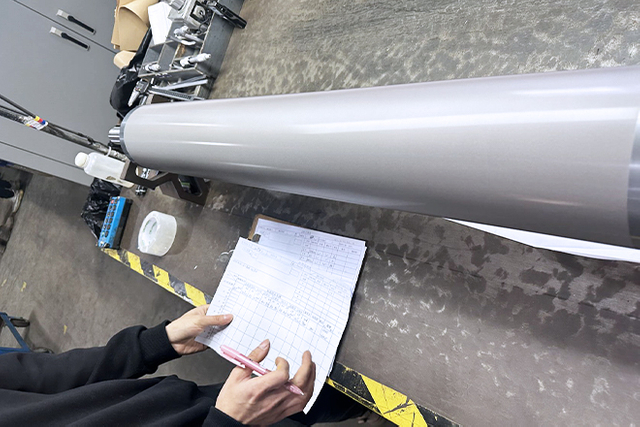 chrome anilox roller appearance inspection for coating and flexo applications