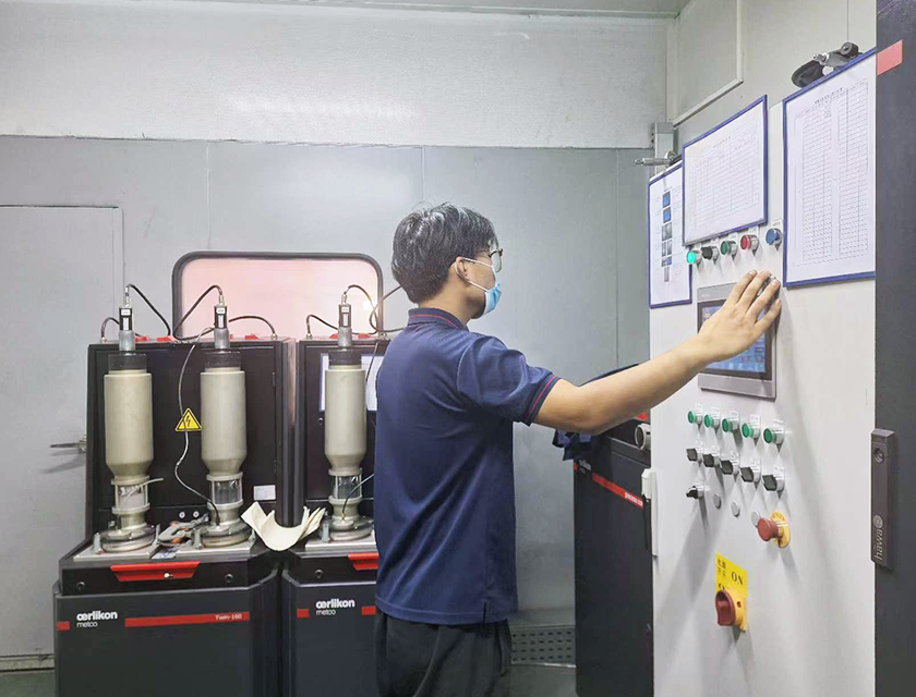 Shangyun Ceramic factory tour plasma spraying workshop for ceramic anilox roller coating